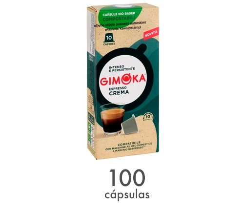 PACK NESPRESSO COMPOSTABLE CREMA - (100 Capsulas)